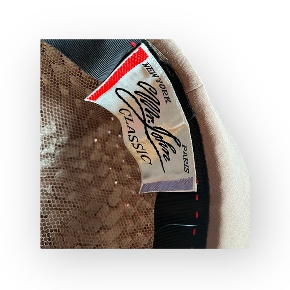 Vintage tan wicker bowling hat neutral 60s retro summer short brim vacay cap - Picture 3 of 8